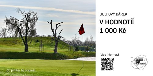 Golfový dárek v hodnotě 1000 Kč